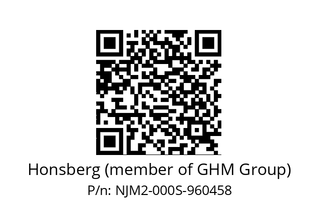   Honsberg (member of GHM Group) NJM2-000S-960458