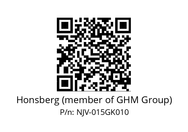   Honsberg (member of GHM Group) NJV-015GK010