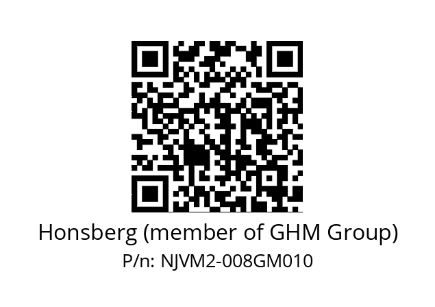   Honsberg (member of GHM Group) NJVM2-008GM010