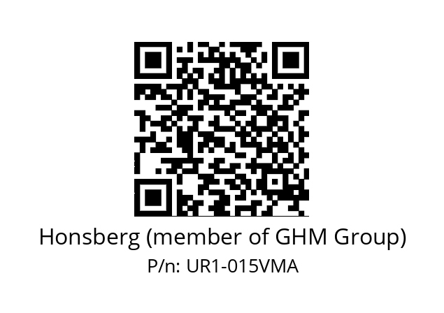   Honsberg (member of GHM Group) UR1-015VMA