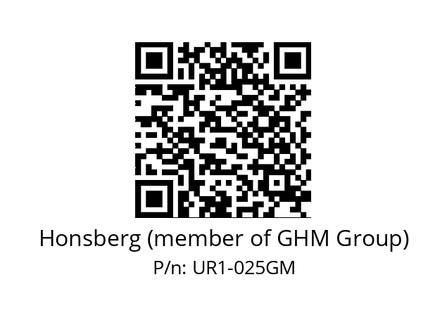   Honsberg (member of GHM Group) UR1-025GM