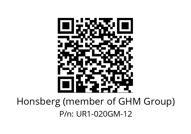   Honsberg (member of GHM Group) UR1-020GM-12