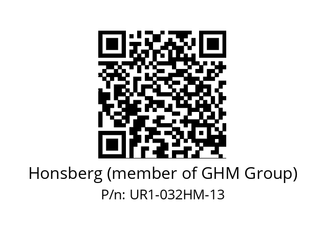   Honsberg (member of GHM Group) UR1-032HM-13