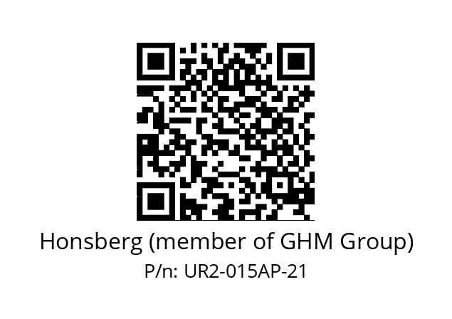   Honsberg (member of GHM Group) UR2-015AP-21