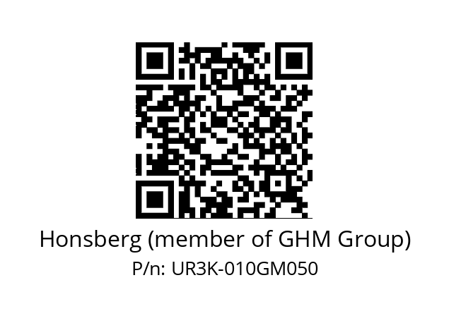   Honsberg (member of GHM Group) UR3K-010GM050