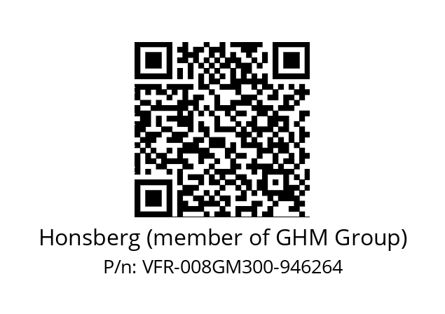   Honsberg (member of GHM Group) VFR-008GM300-946264