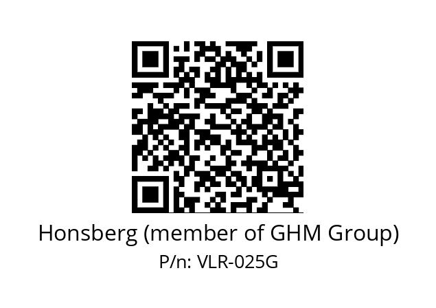   Honsberg (member of GHM Group) VLR-025G