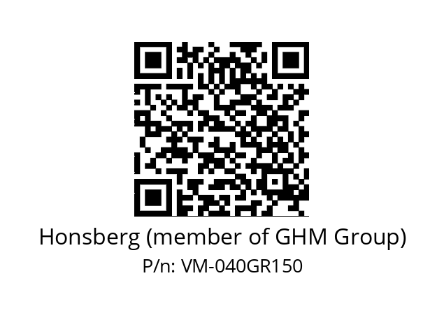   Honsberg (member of GHM Group) VM-040GR150