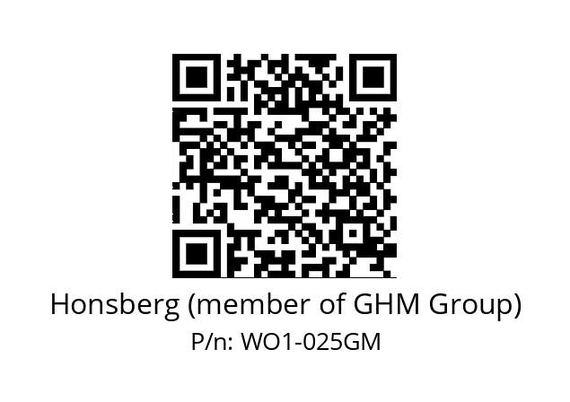   Honsberg (member of GHM Group) WO1-025GM