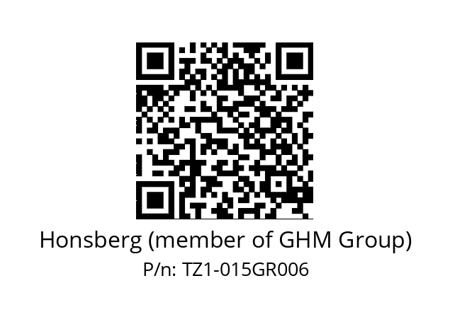   Honsberg (member of GHM Group) TZ1-015GR006