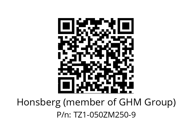   Honsberg (member of GHM Group) TZ1-050ZM250-9