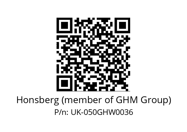   Honsberg (member of GHM Group) UK-050GHW0036