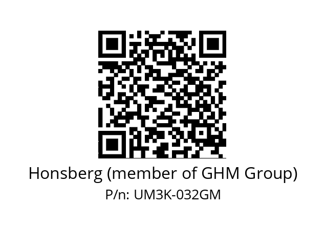   Honsberg (member of GHM Group) UM3K-032GM