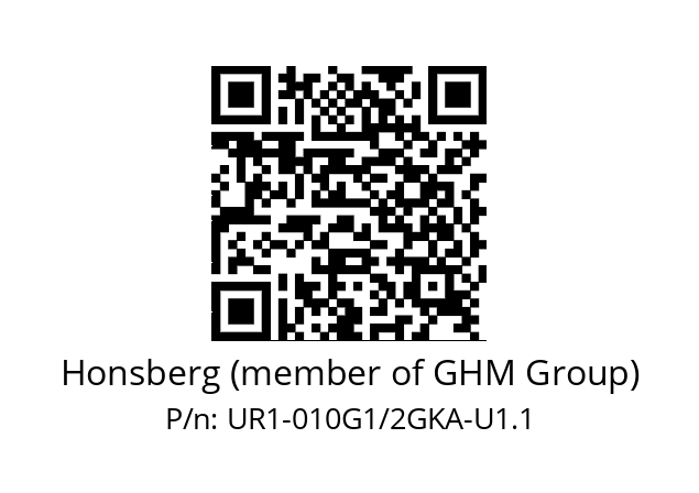   Honsberg (member of GHM Group) UR1-010G1/2GKA-U1.1