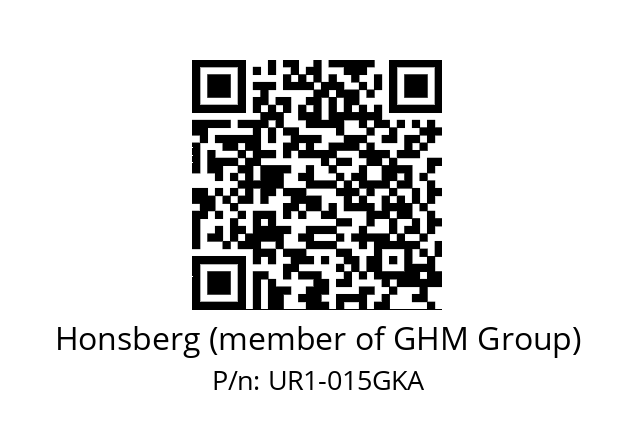   Honsberg (member of GHM Group) UR1-015GKA