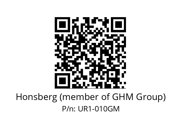   Honsberg (member of GHM Group) UR1-010GM