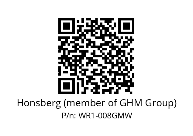   Honsberg (member of GHM Group) WR1-008GMW