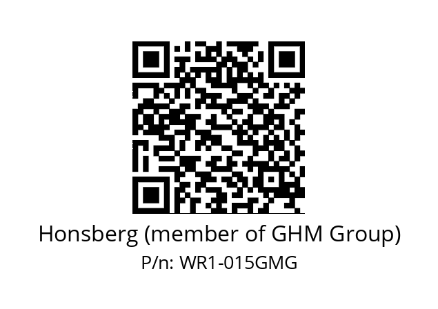   Honsberg (member of GHM Group) WR1-015GMG