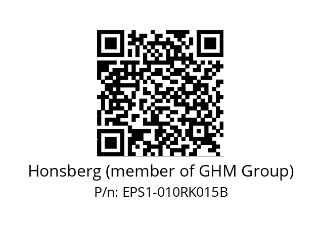   Honsberg (member of GHM Group) EPS1-010RK015B