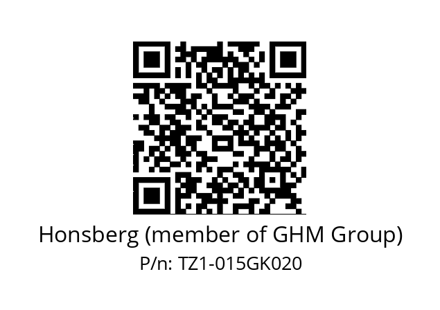   Honsberg (member of GHM Group) TZ1-015GK020