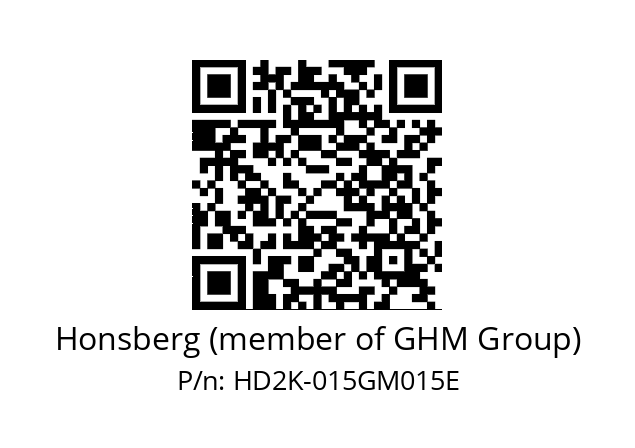   Honsberg (member of GHM Group) HD2K-015GM015E