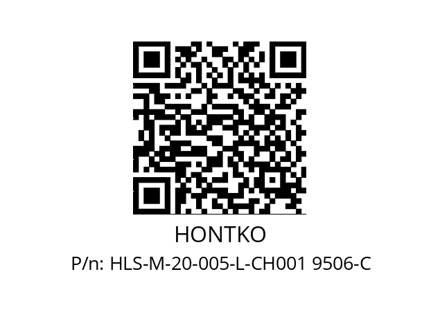   HONTKO HLS-M-20-005-L-CH001 9506-C