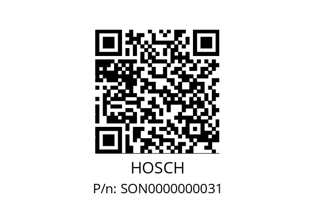   HOSCH SON0000000031