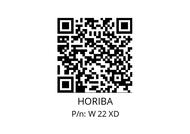   HORIBA W 22 XD