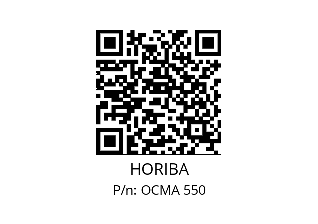   HORIBA OCMA 550