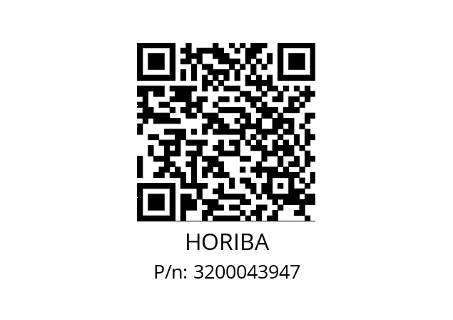   HORIBA 3200043947