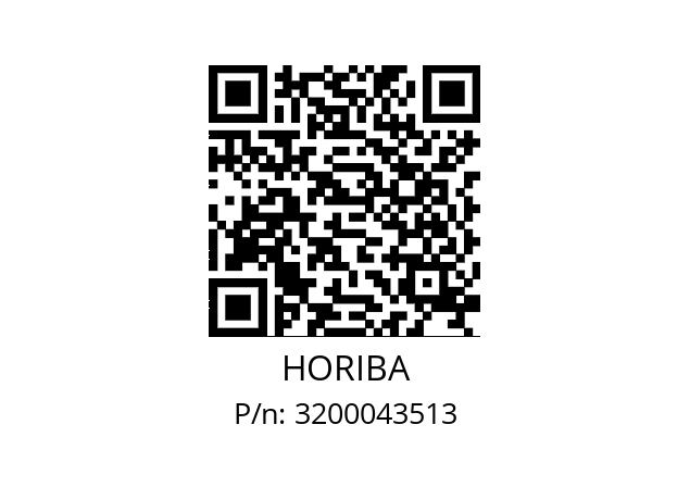   HORIBA 3200043513