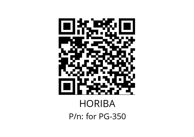   HORIBA for PG-350