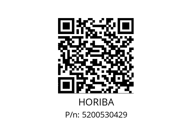   HORIBA 5200530429