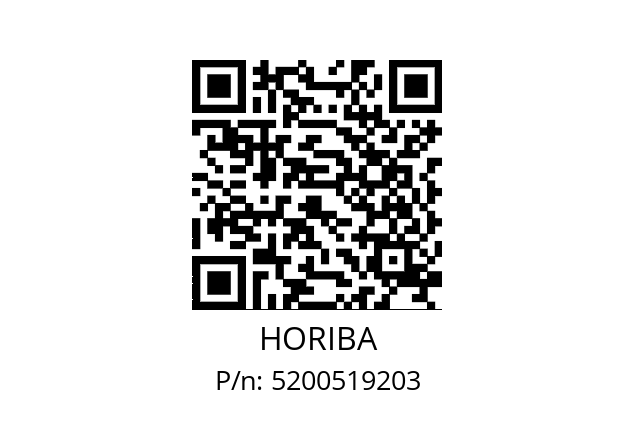   HORIBA 5200519203