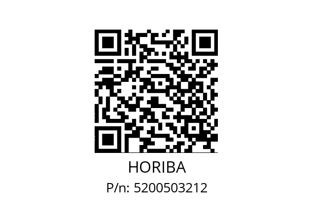   HORIBA 5200503212