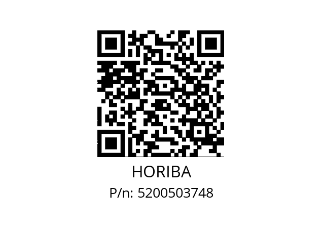   HORIBA 5200503748