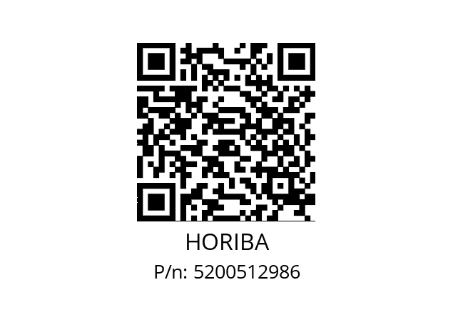   HORIBA 5200512986