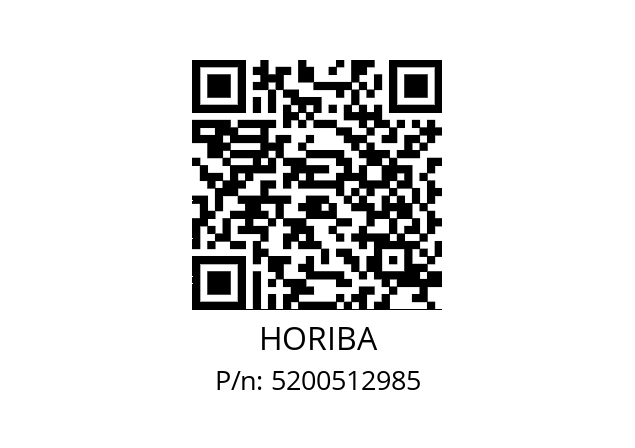   HORIBA 5200512985