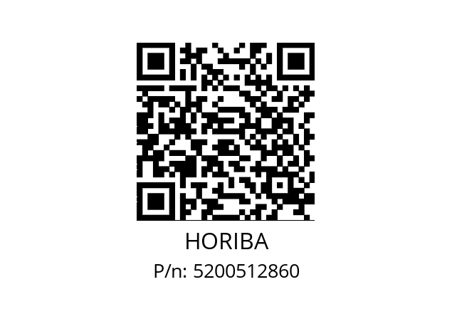   HORIBA 5200512860