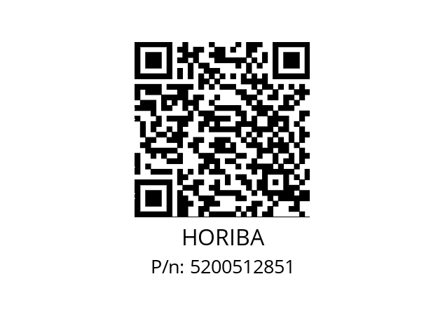   HORIBA 5200512851