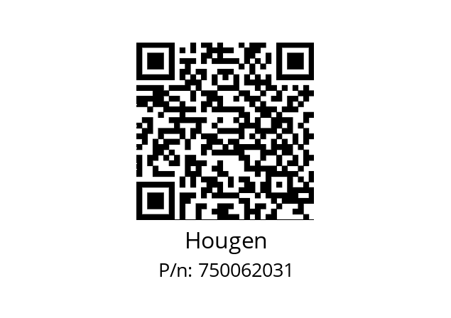   Hougen 750062031