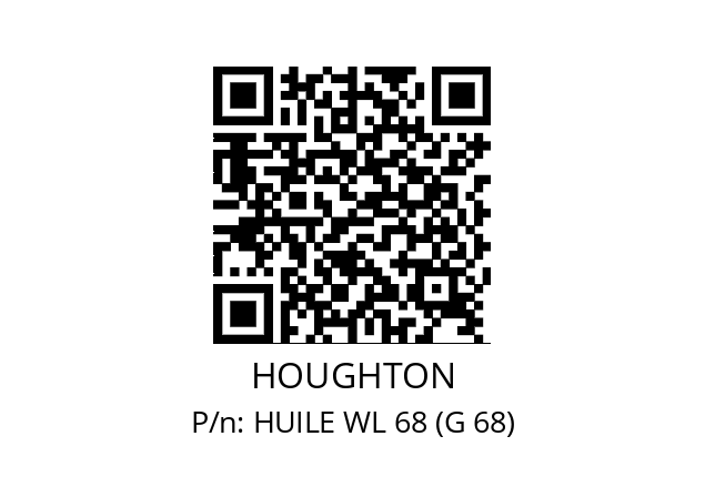   HOUGHTON HUILE WL 68 (G 68)