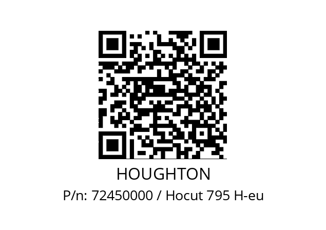   HOUGHTON 72450000 / Hocut 795 H-eu