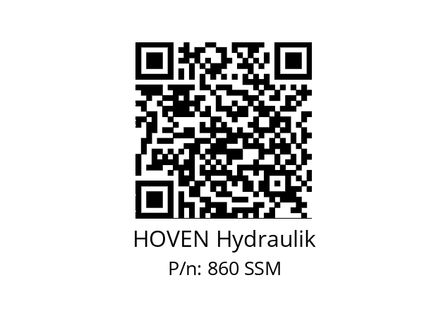   HOVEN Hydraulik 860 SSM