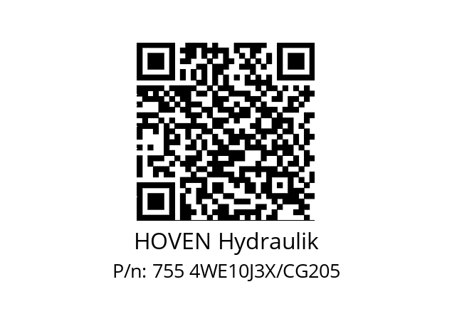   HOVEN Hydraulik 755 4WE10J3X/CG205