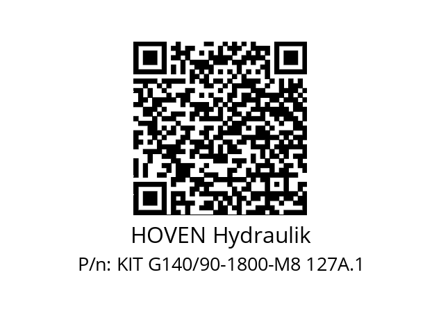   HOVEN Hydraulik KIT G140/90-1800-M8 127A.1