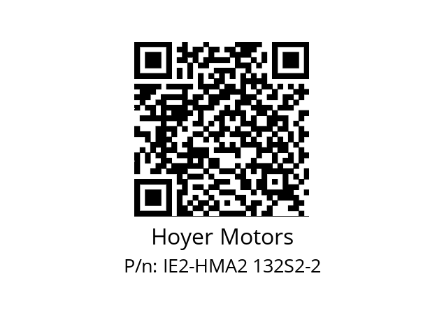   Hoyer Motors IE2-HMA2 132S2-2