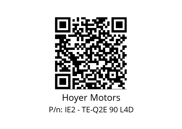   Hoyer Motors IE2 - TE-Q2E 90 L4D