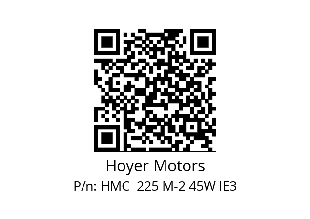   Hoyer Motors HMC  225 M-2 45W IE3