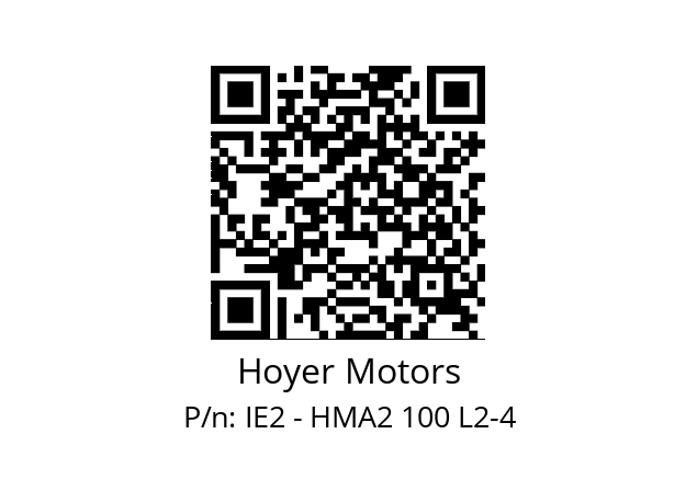   Hoyer Motors IE2 - HMA2 100 L2-4